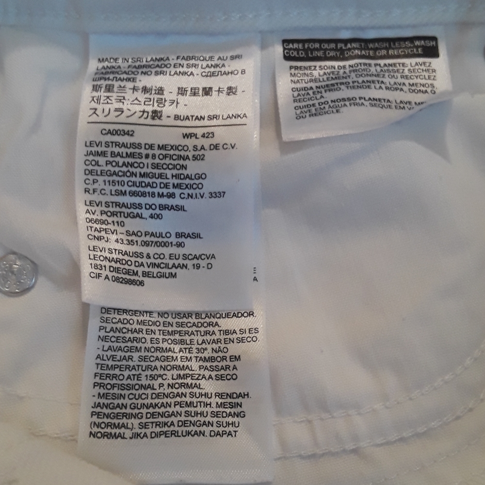 Levis 711 white jeans - Picture 10 of 16
